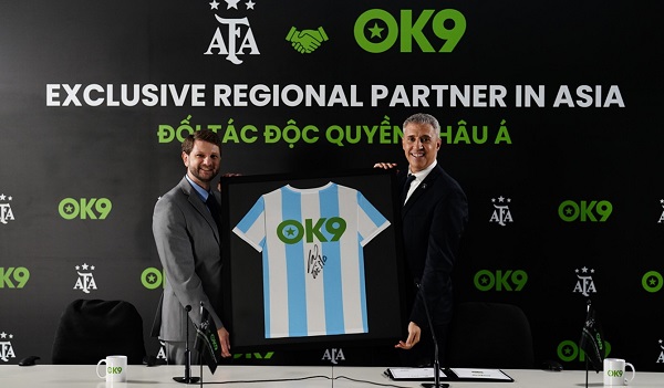 OK9 ký kết hợp tác cùng Hiệp hội Bóng đá Argentina AFA